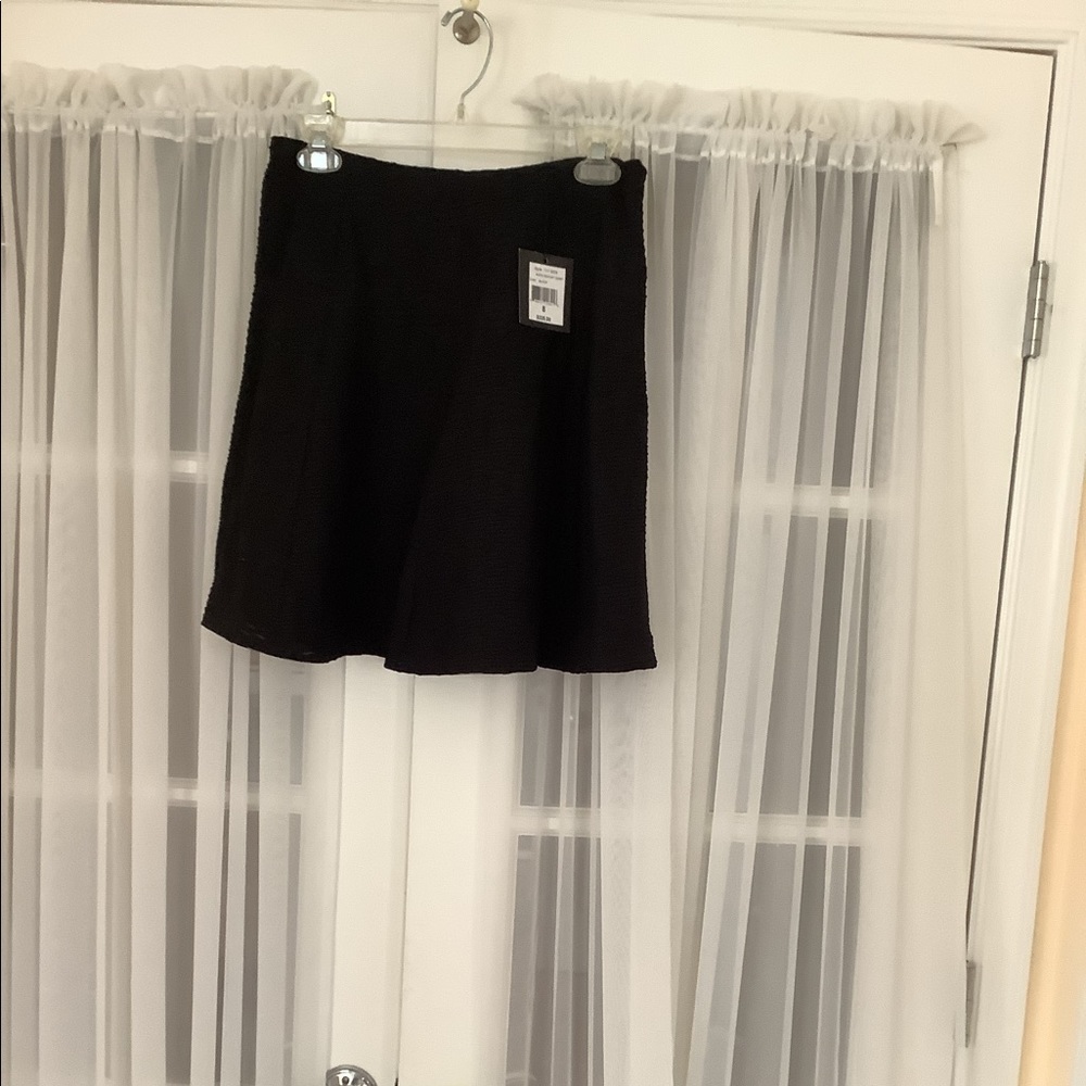 Nanette Lepore textured black miniskirt